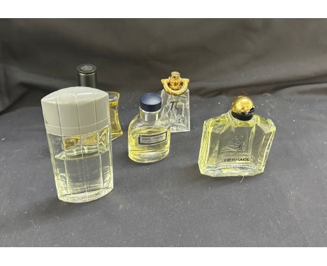 Selection of vintage and later mens aftershave 