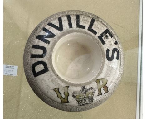Dunville’s Victorian V R match striker and holder 4.5 inches diameter 