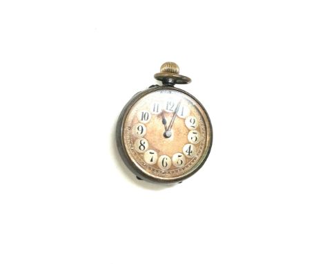 Vintage ladies Fob watch, with gold design to back, untested 