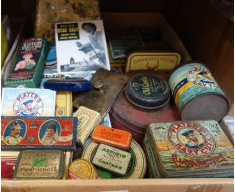 A COLLECTION OF VINTAGE TINS and packaging