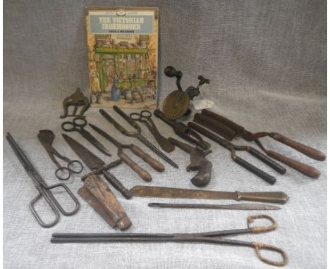 A SLADEN QUIK-WINDE ADJUSTTABLE BOBBIN WINDER, HAIR TONGS AND OTHER ITEMS