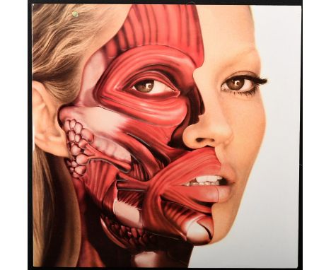 DAMIEN HIRST LP record Kate Moss- Use Money Cheat Death, 2009. Lithograph in colours  limited edition number 317 of 666 publi