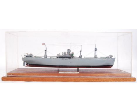 A museum quality scratch built finely detailed model by James Brain, B.E.M of The Last Liberty ' SS Jeremiah O`Brien ', compl