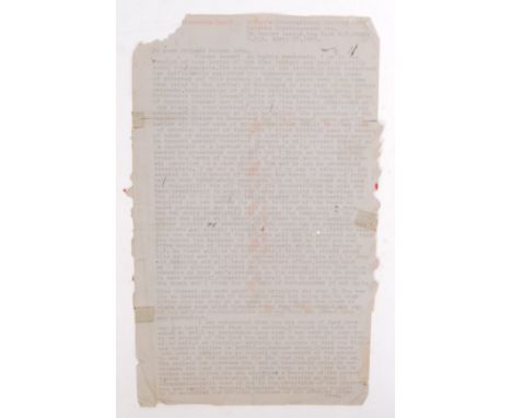 A rare & unusual letter from spiritual leader His Divine Grace, A.C.Bhaktivedata. Founder of The Society Of Krishna Conscious
