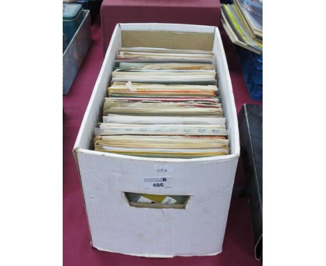 7" Singles, over one hundred and fifty mainly 50's and 60's, including imports and promo's, artists include, Bo Diddley, Solo