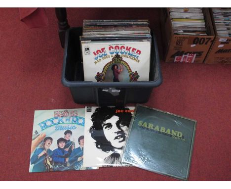 Thirty L.P's, mainly from the 1970's highlights include, Saraband - Close To It All (Folk Heritage FHR050, 1973), Joe Cocker 
