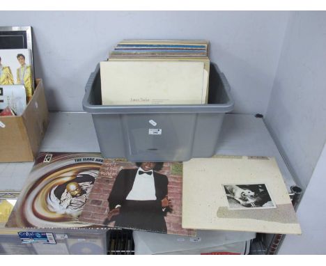 1970'S Interest L.P's, sixty releases by Isaac Hayes, Fleetwood Mac, James Taylor, Michael Jackson, Carly Simon, Diana Ross, 