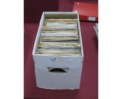 50's and 60's Interest 7" Singles, over one hundred and fifty to include promo's and imports, artists include, Beatles, Johnn