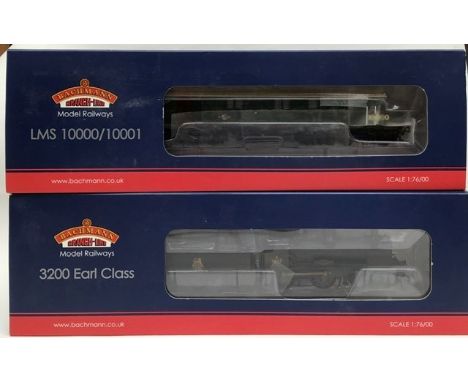 Bachmann: A boxed Bachmann OO gauge, LMS 10000 BR Green Lined Orange &amp; Black, 31-995; together with a boxed Bachmann OO G