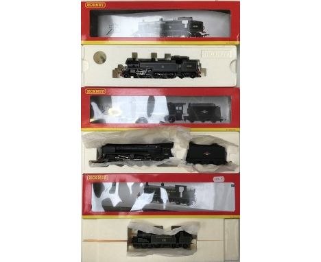 Hornby R 2625 SR 0-4-4T Class M7 Locomotive III, R 2105B BR 2-10-0 class 9F Locomotive, R 2223 BR Fowler 2-6-4T class 4P Loco