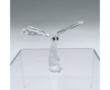 Part of the Among Flowers And Foliage, and In The Secret Garden collection. A clear winged insect on a frosted blade of grass