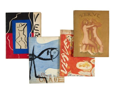 Verve: An Artistic and Literary Quarterly, 5 issues, vol. I nos. 1, 2, 3 and vol. II nos. 5 and 6, edited by E. Tériade, nos.
