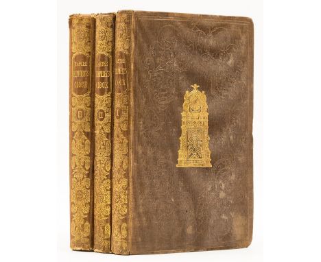 NO RESERVE Dickens (Charles) Master Humphrey's Clock, 3 vol., first edition in book form, some light spotting and staining, h