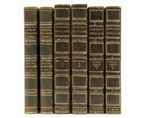 Trollope (Anthony) Can You Forgive Her?, 2 vol., 40 wood-engraved plates, very occasional light spotting, heavier to endpaper