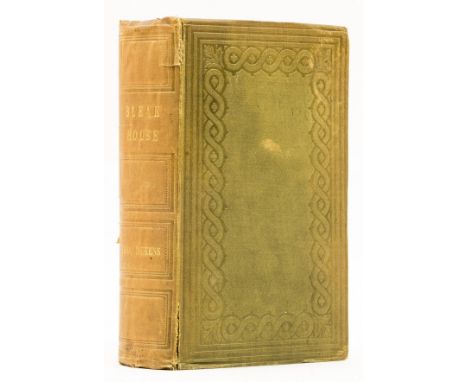 NO RESERVE Dickens (Charles) Bleak House, first edition in book form, later issue, half-title, frontispiece, pictorial title 