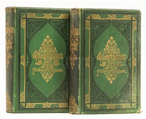 Trollope (Anthony) The Claverings, 2 vol., first edition in book form, 16 wood-engraved plates after M. Ellen Edwards (lackin