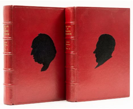 Binding.- Boswell (James) The Life of Samuel Johnson, 2 vol., newly edited by Roger Ingpen, plates and illustrations, full re
