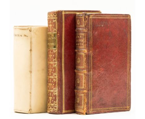John Taylor Coleridge's copy.- Secundus (Joannes) Opera, engraved pictorial title and full-page portrait of the author, L12 b