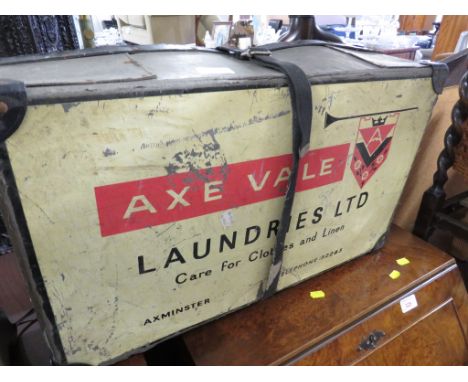 VINTAGE AXE VALE LAUNDRY BOX.