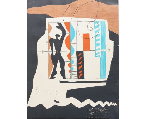 LE CORBUSIER (SWISS/FRENCH, 1887-1965)Modulorlithograph in colours70 x 53cmARRCondition reportThis is a Lithograph.  Tears an