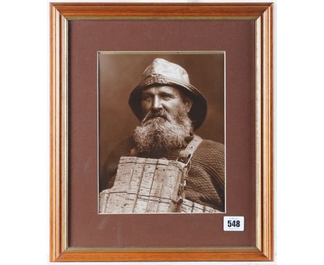 FRANK MEADOW SUTCLIFFE (6)Portrait of a fisherman
photograph, published by The Sutcliffe Gallery, Whitby, circa 1970's
24 x 1