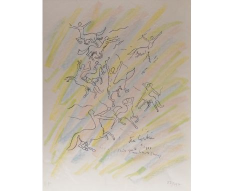 JEAN COCTEAU (FRENCH, 1889-1963)Etude pour le Mur de droite (1956)
signed and numbered in pencil '53/150' and with stamp (in 