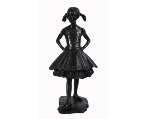 JAMES BUTLER M.B.E., R.A., R.W.A., F.R.B.S., (1931-2022, BRITISH): A PATINATED BRONZE SCULPTURE ENTITLED ‘THE LITTLE DANCER’I