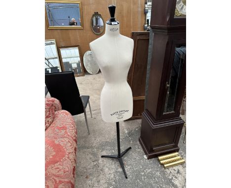 A STOCKMAN (PARIS) HAUTE COUTURE (50406) MANNEQUIN ON METAL STAND