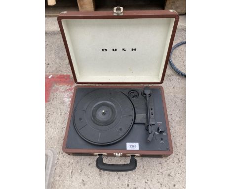 A BUSH PORTABLE RECORD PLAYER