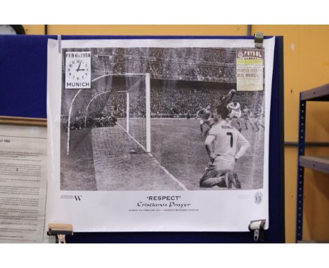 A CHRISTIANO RONALDO'RESPECT' LIMITED EDITION PRINT - UNFRAMED