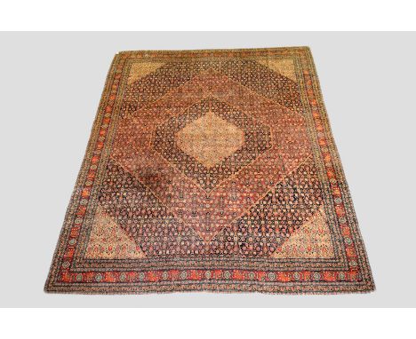 Feraghan carpet, north west Persia, second half 19th century, 12ft. 3in. X 9ft. 6in. 3.73m. X 2.90m. Overall even wear; repai