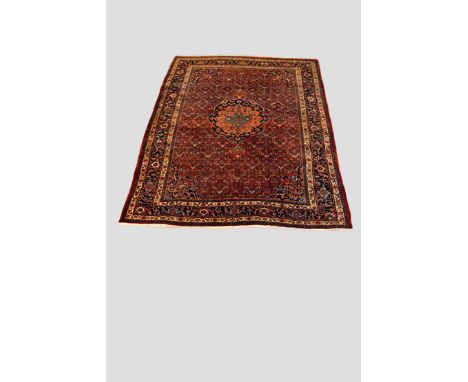 Bijar carpet, north west Persia, circa 1930s, 12ft. 2in. x 9ft. 3in. 3.71m. x 2.82m. Slight wear to lower right side field; s