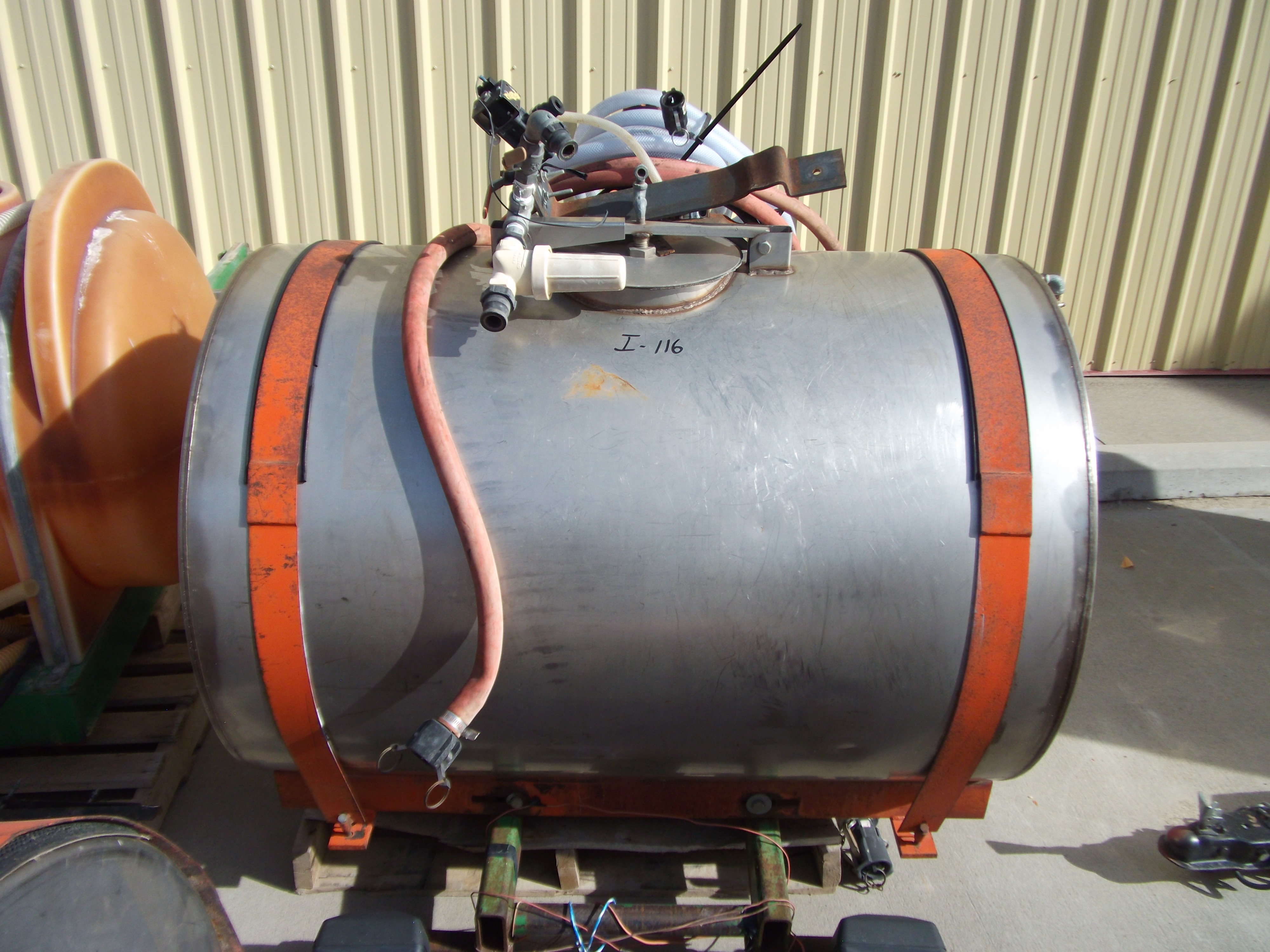 Ace 150 gal SS 3pt sprayer agitator 36' booms