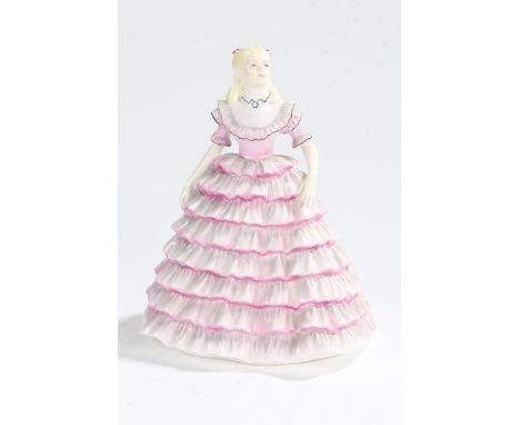 Coalport Ladies of Fashion series figure, "First Dance"