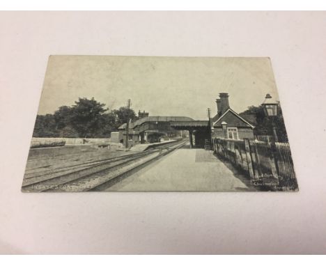A Fred Spalding postcard depicting Ingatestone Station, Essex.