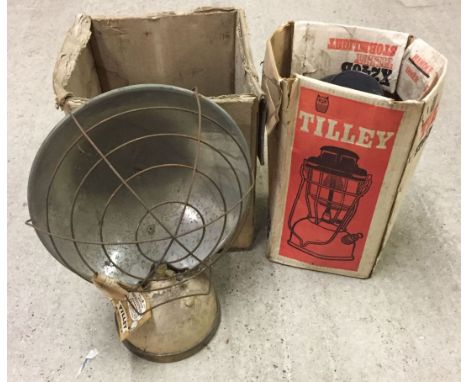 2 boxed vintage Tilley lamps.