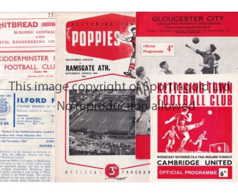 NON LEAGUE      A collection of 280 Non League programmes from the 1960's to include matches at Abingdon , Alfreton , Alnwick