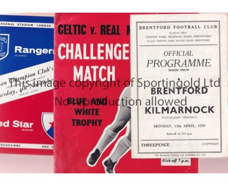 SCOTTISH     A collection of 140 programmes all involving Scottish teams, 94 domestic matches from 1959-1986 to include Aberd