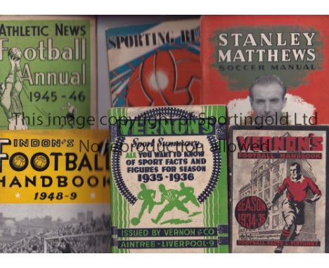 FOOTBALL BOOKLETS    Eight Booklets in total. The pictorial record of the FA Cup, 1948, Athletic News Annual 45-46, Sporting 