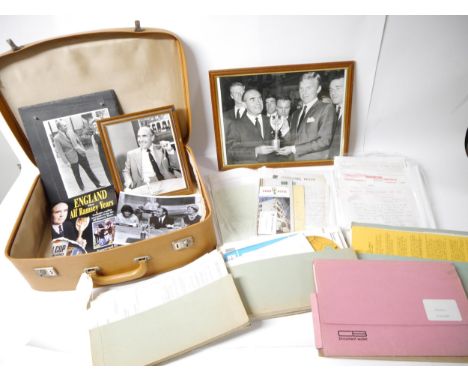 A suitcase containing an archive of material having belonged to Sir Alf Ramsey (1920-1999) and relating to his tenure as mana