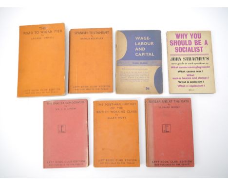 George Orwell [i.e. Eric Arthur Blair]: 'The Road to Wigan Pier', London, Victor Gollancz/Left Book Club, 1937, 1st edition, 