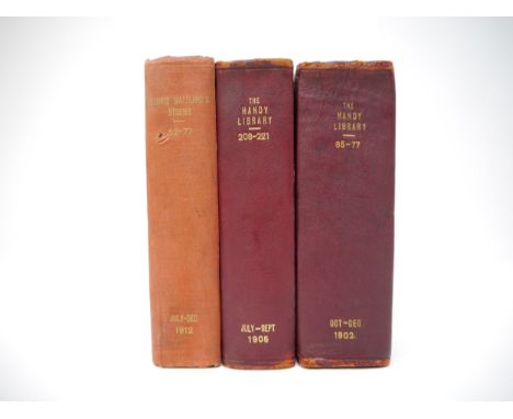 'Jeannie Maitland's Stories and Pansy Stories', July 6 1912-December 21 1912, volume 3 No.'s 52-77 bound in one volume, conte