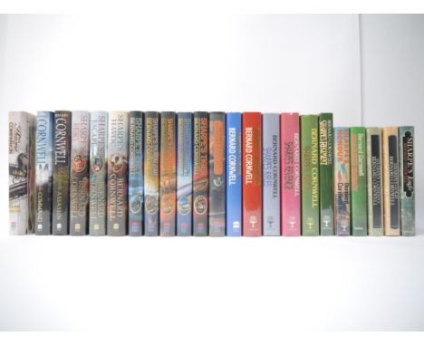 Bernard Cornwell, Sharpe Novels, a near complete set of Cornwell's Sharpe Novels, 22 (of 23 volumes), all first edition, firs