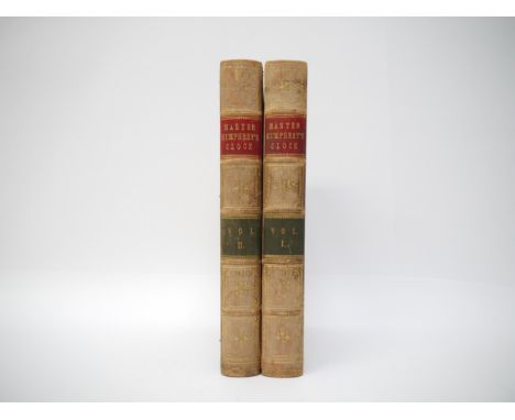 Charles Dickens: 'Master Humphrey's Clock', London, Chapman &amp; Hall, 1840-41, 1st edition, 2 volumes in 3, engraved plates