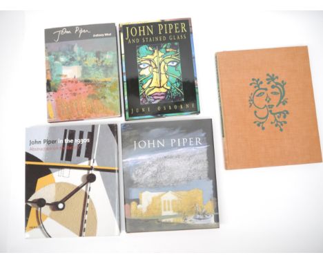 John Piper, a collection of books, magazines and other ephemera relating to the artist John Piper (1903-1989), including S. J