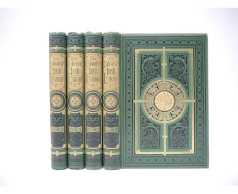 Charles A. Read: 'The Cabinet of Irish Literature', London, Blackie, 1879-1880, 4 volumes, portrait plates, uniform original 