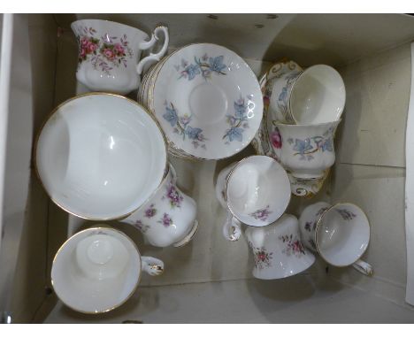 Royal Albert Sweet Violets, Royal Kent Trentside and Hammersley china 