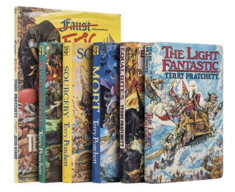 Pratchett (Terry). The Light Fantastic, 1st edition, Colin Smythe, Gerrards Cross, 1986, some light toning to text block, cle