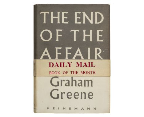 Greene (Graham). The End of the Affair, 1st edition, 1951, previous owner signature to front endpaper, original cloth, dust j