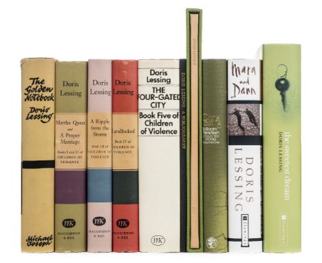 Lessing (Doris). The Golden Notebook, 1st edition, 1962, original cloth, dust jacket, spine a trifle faded, one or two minor 